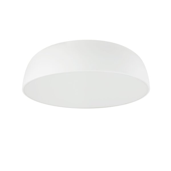 Blendarme Deckenlampe Metall E27 Ø58 cm Weiß wohnlich
