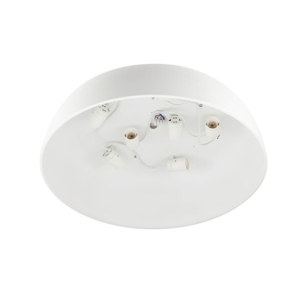 Blendarme Deckenlampe Metall E27 Ø58 cm Weiß wohnlich