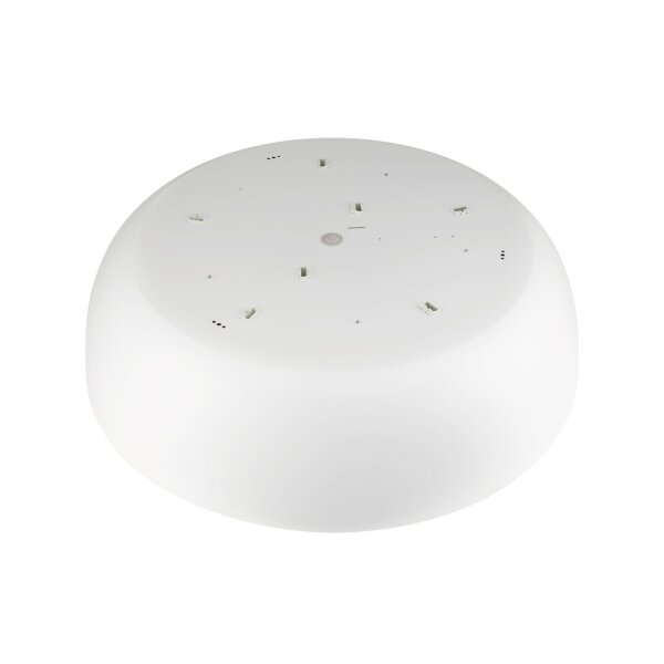 Blendarme Deckenlampe Metall E27 Ø58 cm Weiß wohnlich