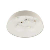 Blendarme Deckenlampe Metall E27 Ø58 cm Grau wohnlich
