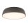 Plafonnier rond gris E27 Ø58 cm peu éblouissant confortable