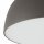 Plafonnier rond gris E27 Ø58 cm peu éblouissant confortable
