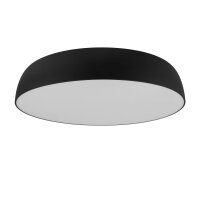 Plafonnier rond noir E27 Ø78 cm peu...