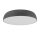 Runde Deckenlampe E27 blendarm 10-flmg L:78 cm in Grau