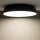Runde Deckenlampe E27 blendarm 10-flmg L:78 cm in Grau