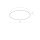 Runde Deckenlampe E27 blendarm 10-flmg L:78 cm in Grau