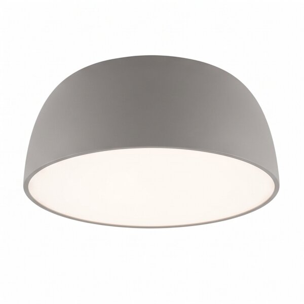 Deckenleuchte Metall Grau wohnlich E27 Ø38 cm 3-flammig