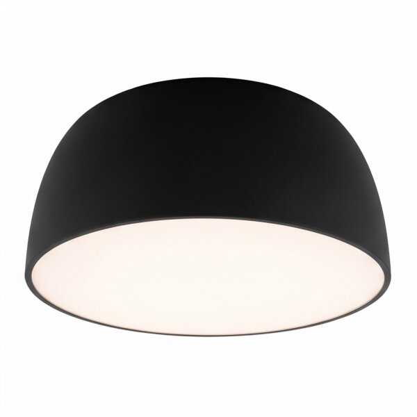 Plafonnier Métal Noir Confortable E27 Ø38 cm 3-flmg