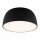 Plafonnier Métal Noir Confortable E27 Ø38 cm 3-flmg