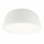Deckenlampe Metall Weiß 3-flmg gemütlich E27 38 cm rund