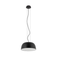 Lampe à suspendre noire métal Ø38 cm...