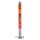 Große Lavalampe ALAN 76cm Rot Orange Retro Design