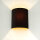Wandleuchte ALICE in Schwarz Stoff Schirm modern