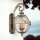 Vintage Wandlampe außen Aluminium Glas H: 48,9 cm IP44 E14