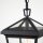 Außenlampe E27 IP44 B: 20,3 cm Schwarz hängend