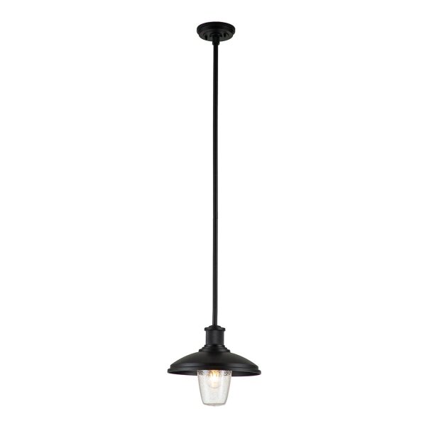 Lampe de plafonnier extérieur ajustable max. 1,3 m noir E27 IP44