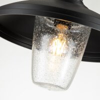 Deckenlampe außen verstellbar max. 1,3 m Schwarz...