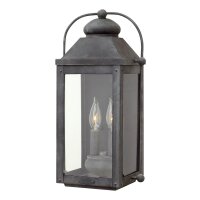Applique extérieure H : 45,1 cm IP44 E14 Aluminium...