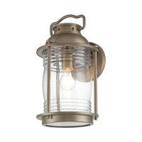 Außenwandleuchte E27 IP44 40,4 cm hoch Vintage Glas...