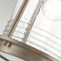 Außenwandleuchte E27 IP44 40,4 cm hoch Vintage Glas...