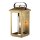Außenwandlampe E27 IP44 51,8 cm hoch in Messing antik