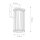 Außenlampe Wand IP44 H: 29 cm Glas Aluminium Schwarz