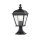 Lampe de socle 39,3 cm IP44 noir E27 chemin de jardin