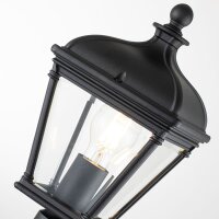 Außenleuchte Aluminium Glas E27 IP44 104,1 cm hoch...