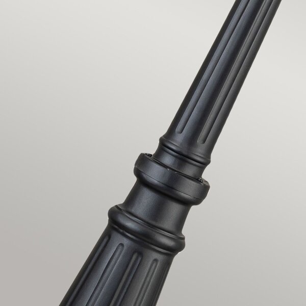 Mastleuchte 216,4 cm IP44 Vintage Schwarz E27 Garten Weg