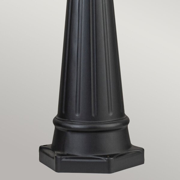 Mastleuchte 216,4 cm IP44 Vintage Schwarz E27 Garten Weg
