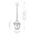 Außenlampe Schwarz B: 18 cm H: max. 141,2 cm E27