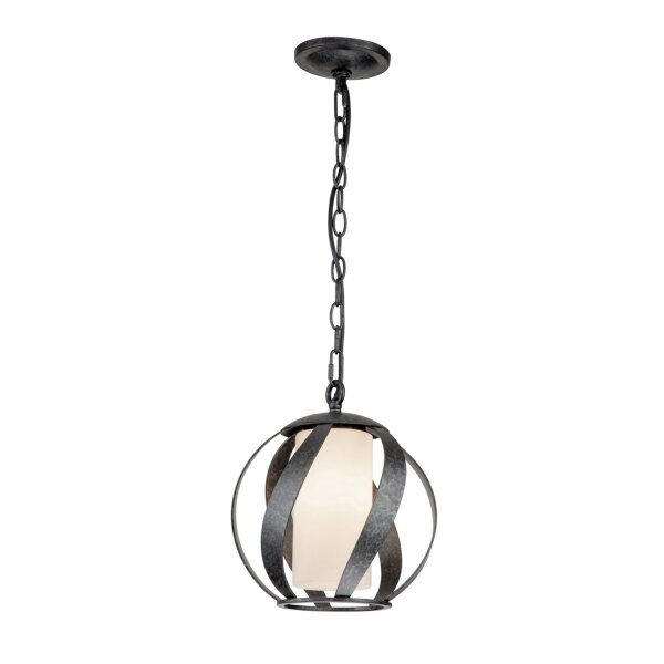 Außenlampe Glas Metall E27 IP44 H: max. 287,3 cm Modern