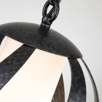 Außenlampe Glas Metall E27 IP44 H: max. 287,3 cm...