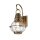 Wandleuchte außen Aluminium Glas H: 40,5 cm IP44 LOUIS
