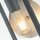 Außenwandlampe Aluminium Glas H: 36,8 cm IP44 E27 Grau