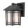 Außenleuchte Wand E27 IP44 H: 24,8 cm Aluminium Glas