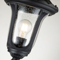 Lampadaire extérieur aluminium verre IP44 115 cm...