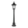 Stehleuchte außen Aluminium Glas IP44 115 cm Schwarz Garten