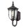 Lampe dextérieur murale IP44 H : 41,5 cm Rustique verre alu en bronze