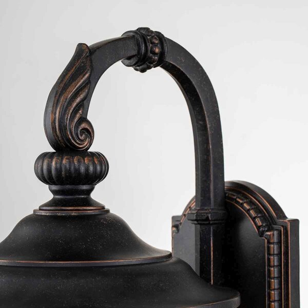 Wandlampe außen IP44 54,3 cm hoch in Bronze Rustikal