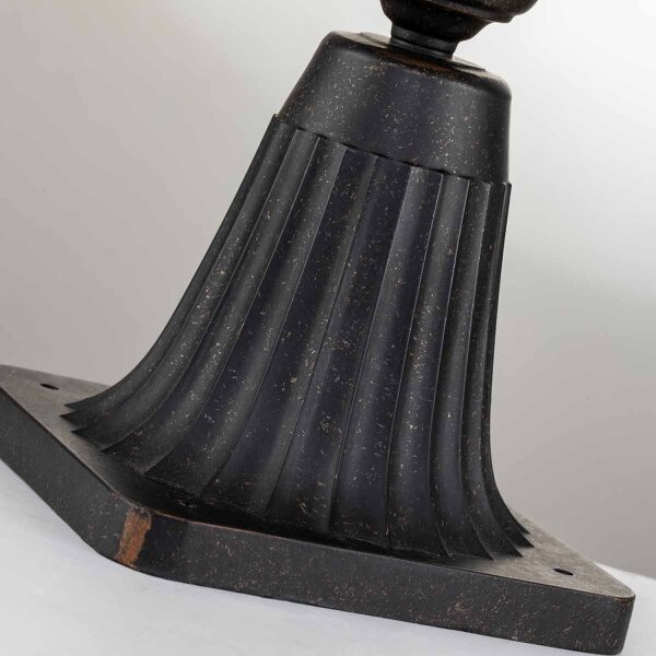 Lampe de socle jardin IP44 46,6 cm de haut Rustique en bronze