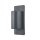 Up Down Applique extérieure acier inoxydable verre hauteur 26 cm IP44