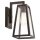 Außenleuchte Wand 29 cm hoch Glas Aluminium E27 IP44