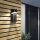 Lampe LED dextérieur murale H : 41 cm IP44 noir Downlight