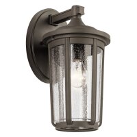 Lampe dextérieur mur alu verre hauteur 37,1 cm...