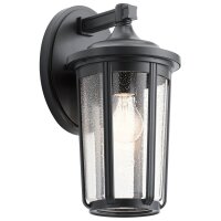 Applique ext&eacute;rieure E27 IP44 hauteur 37,1 cm verre...