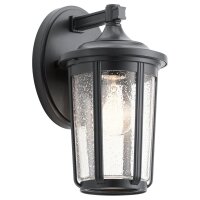 Au&szlig;enwandleuchte Schwarz Vintage E27 IP44 27,9 cm hoch