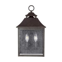 Lampe dext&eacute;rieur mur acier inoxydable verre IP44...