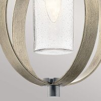 Außenlampe rund B: 30,5 cm H: max. 203,3 cm...