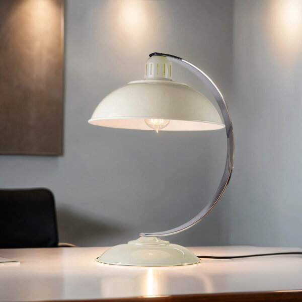 Tischleuchte SECRETER Creme Bauhaus Lampe Büro